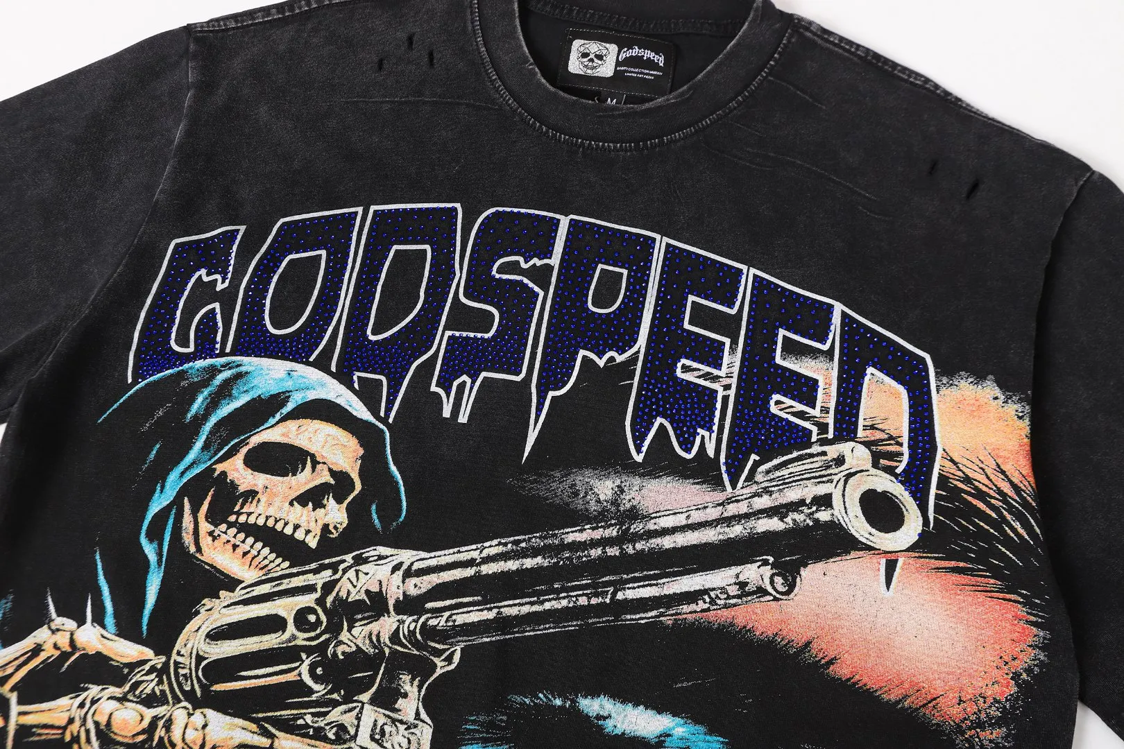 G 6207# Black/ ｜ godspeed（ + ）+ In Stock Retro T （fabric）：32 Sizes（size）：S-M-L-XL （colour）： Black/ 👉